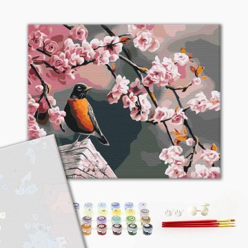 Bullfinch and sakura