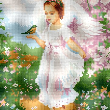 Angel with a bird