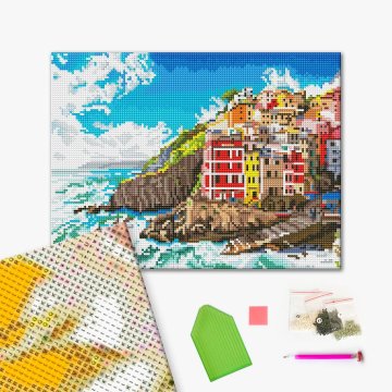 Town on the rocks