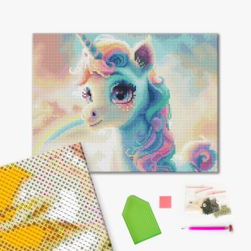 Colored unicorn