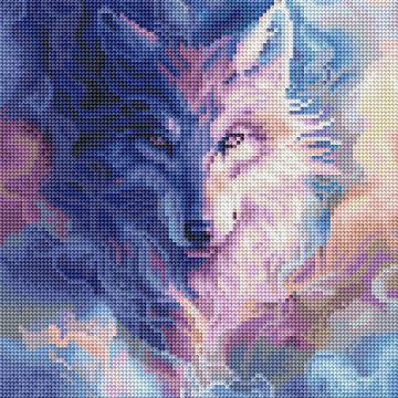 Wolf in the clouds
