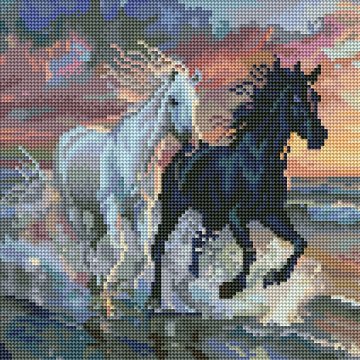 Horses on the coast