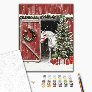 To the sound of hooves and snow