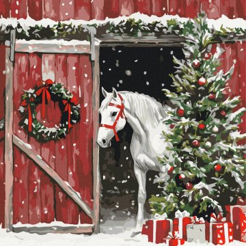 To the sound of hooves and snow