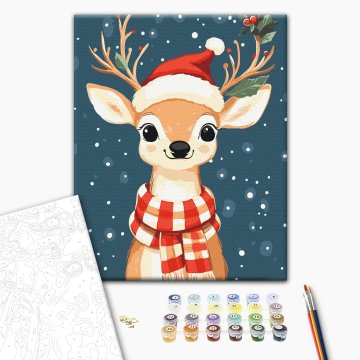 Festive deer