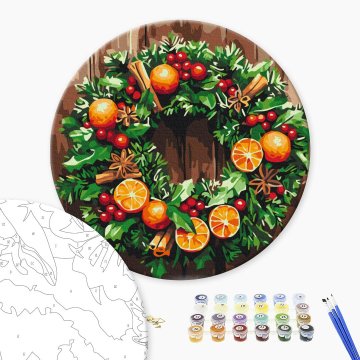 Christmas wreath (Size M)
