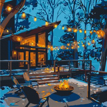 An evening illuminated by fairy lights