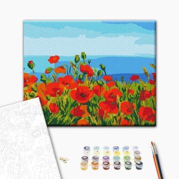 Field of poppies. Claude Monet