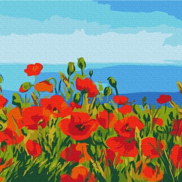 Field of poppies. Claude Monet