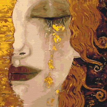 Złote łzy. Gustav Klimt.