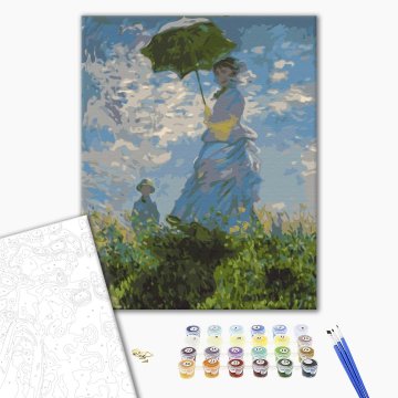 Woman with umbrella. Claude Monet