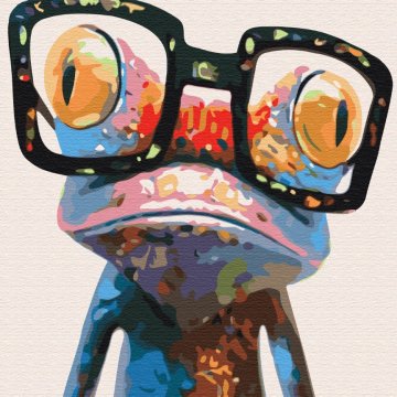 Frog with glasses