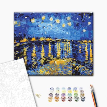 Starry night over the Rhone. Van Gogh