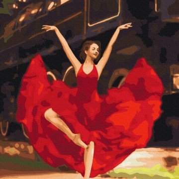 Passionate ballerina