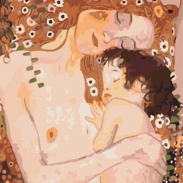 Mom and baby. Gustav Klimt