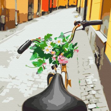 Spacer rowerem w starym miastu