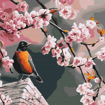 Bullfinch and sakura