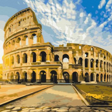 Colosseum la răsăritul soarelui