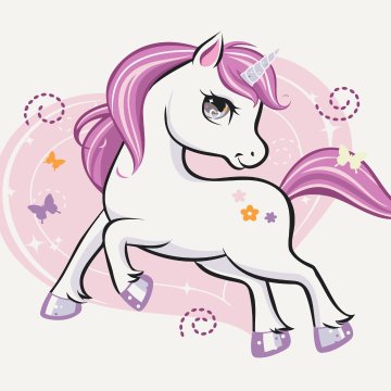 Shiny unicorn