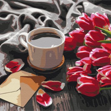 Tulips for coffee