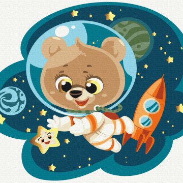 Space teddy bear