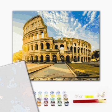 Colosseum la răsăritul soarelui