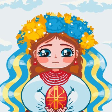 Little Ukrainian girl ©Olga Boroday