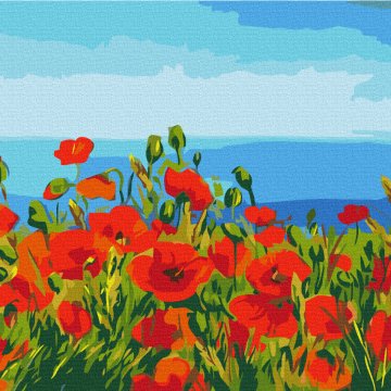 Field of poppies. Claude Monet