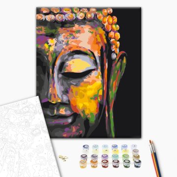 Multicolored Buddha