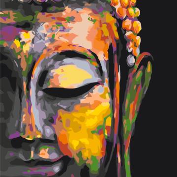 Multicolored Buddha