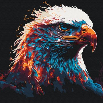 Flaming eagle