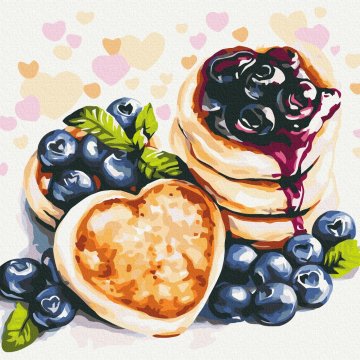Cheesecakes with blueberries © Anna Kulyk