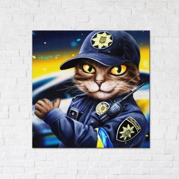 Pisică polițistă ©Marianna Pashchuk