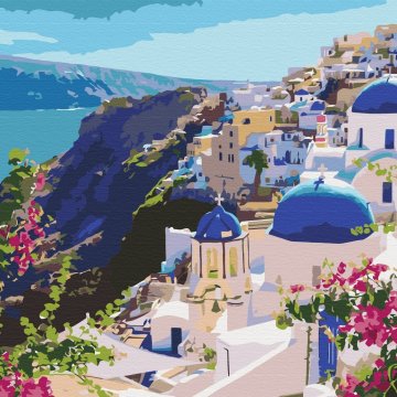 Paysage de Santorin
