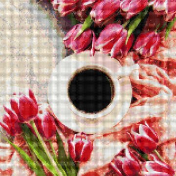 Tulipany do kawy