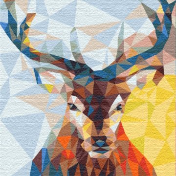 Deer in a kaleidoscope