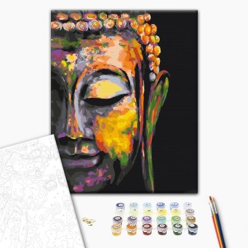 Colorful buddha