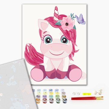 Mignonne licorne