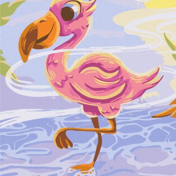 Cute flamingo © Didevych Kateryna