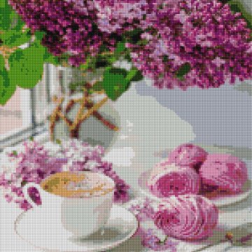 Lilac and coffee