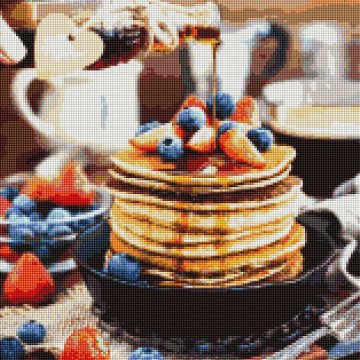 Pancakes with berries