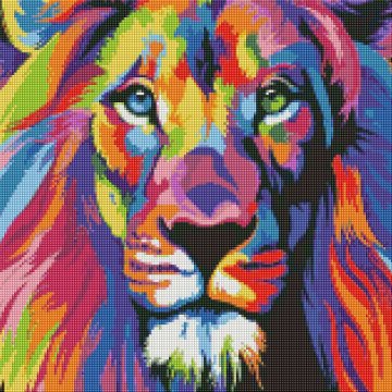 Rainbow lion