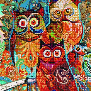 Colored owls