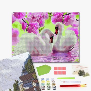 Swans in bloom