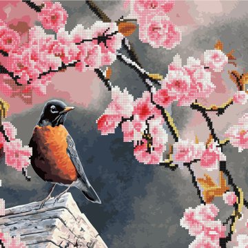 Bullfinch and sakura