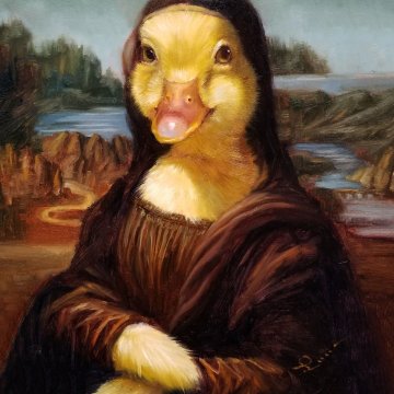 Le canard Mona ©Lucia Heffernan