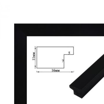 Baguette frame (black 2 cm) 40х50