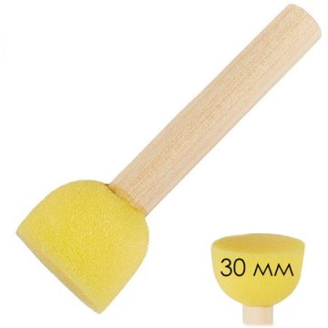 Sponge for applying protective varnish 30mm