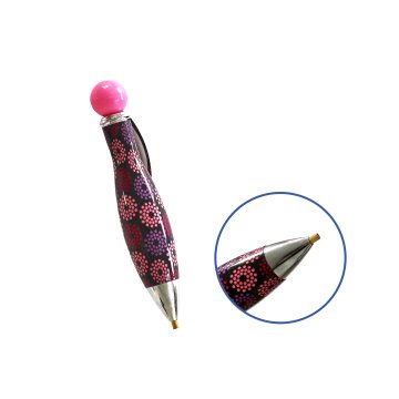 Mini-Stift für Diamant-Mosaik. Schwarz-rosa