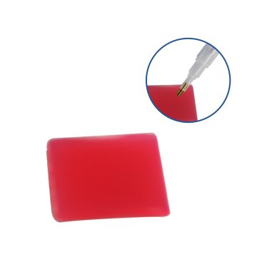 Glue-gel for diamond mosaic 25x25 mm. Red